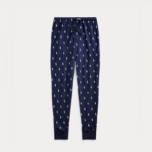 Polo by Ralph Lauren Men's Patterned Joggers in Navy